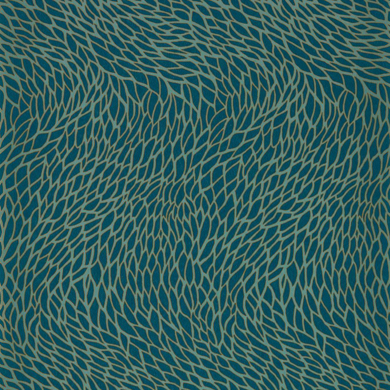 Corallino Wallpaper - Teal - Clarke & Clarke - W0166/03 - Morris Wallpaper
