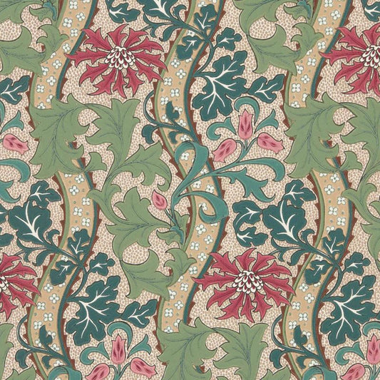 Cornflower Wallpaper - Madder/Forest - Morris & Co - 217580 - Morris Wallpaper