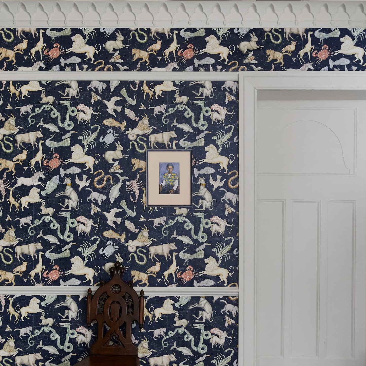 Cosmos Wallpaper - Midnight - House of Hackney - 1-WA-COS-DI-MID-XXX - Morris Wallpaper