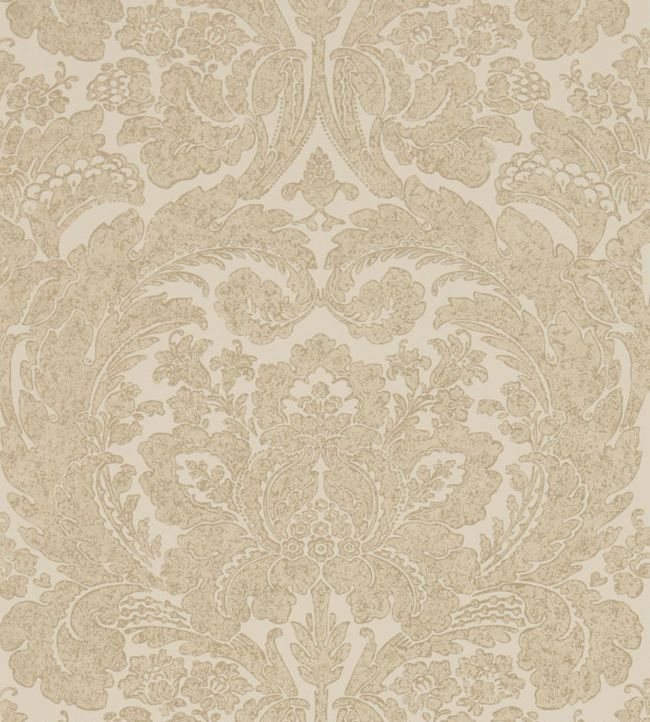 Courtney Wallpaper - Gold - DDAM216407 - Sanderson - Morris Wallpaper