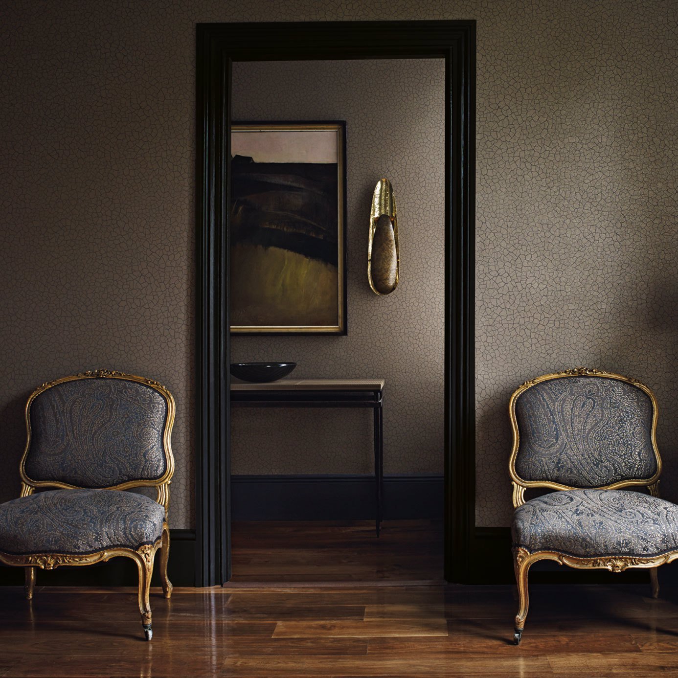 Cracked Earth Wallpaper - Bronze - Zoffany - ZSEI312836 - Morris Wallpaper