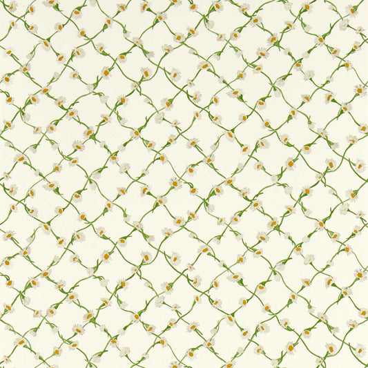 Daisy Trellis Wallpaper - Emerald/Pearl - HSRW113043 - Harlequin - Sophie Robinson - Morris Wallpaper