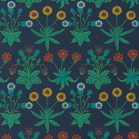 Daisy Wallpaper - Midnight - 510034 - Morris & Co