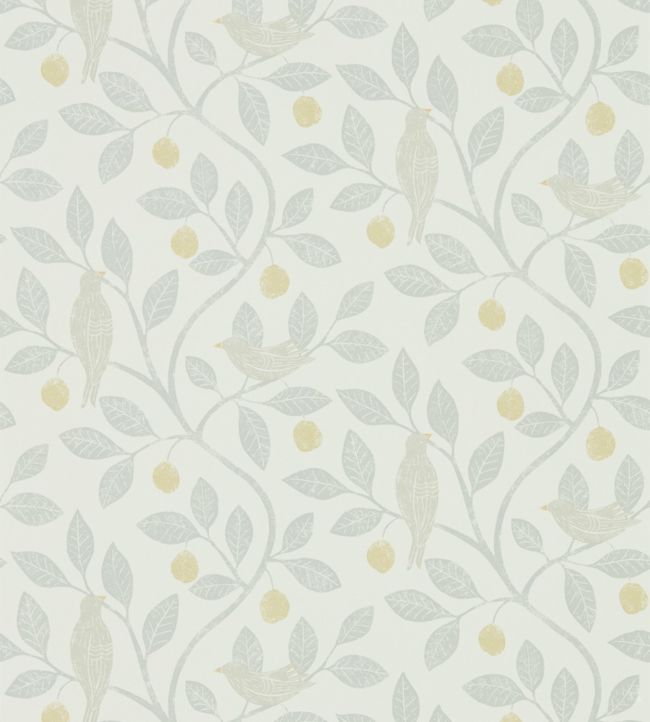 Damson Tree Wallpaper - Dijon/Mole - DHPO216363 - Sanderson - Morris Wallpaper