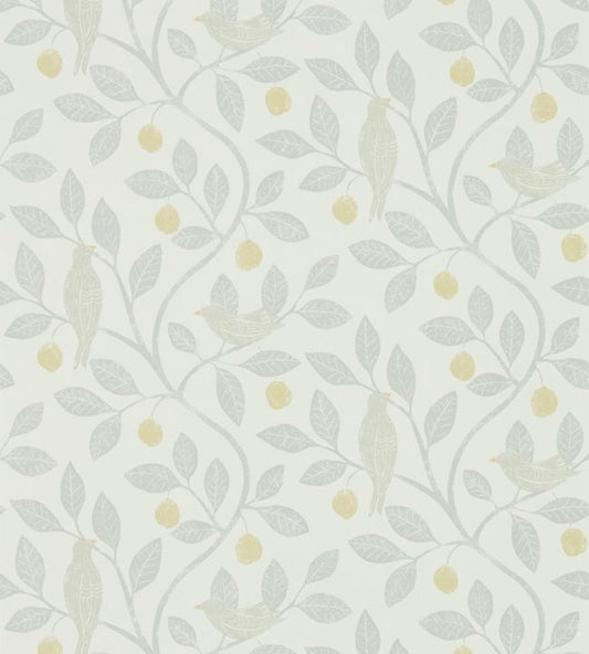 Damson Tree Wallpaper - Dijon/Mole - DHPO216363 - Sanderson - Morris Wallpaper