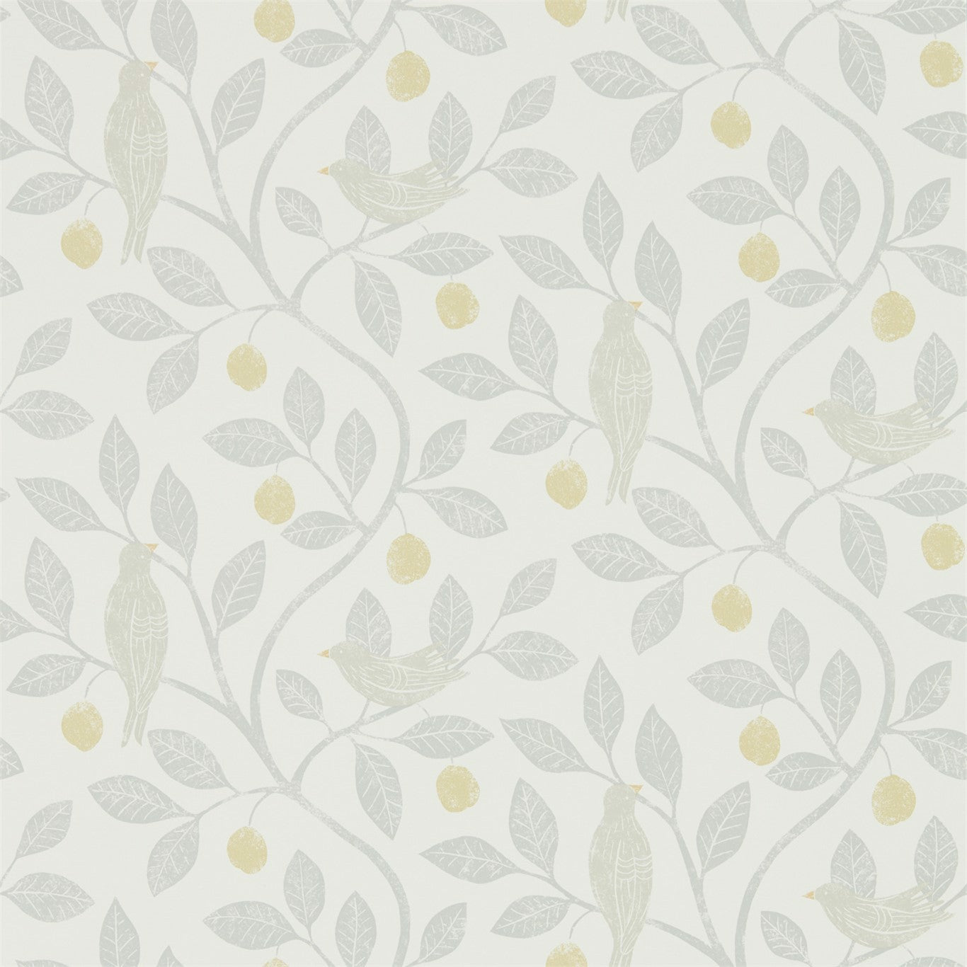 Damson Tree Wallpaper - Dijon/Mole - Sanderson - DHPO216363