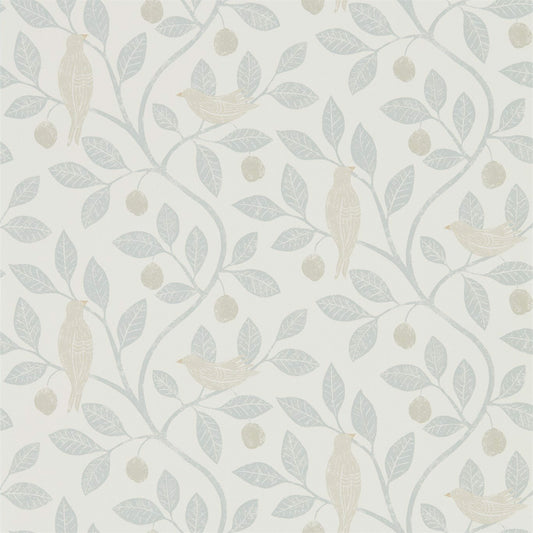 Damson Tree Wallpaper - Mineral/Dove - Sanderson - DHPO216365