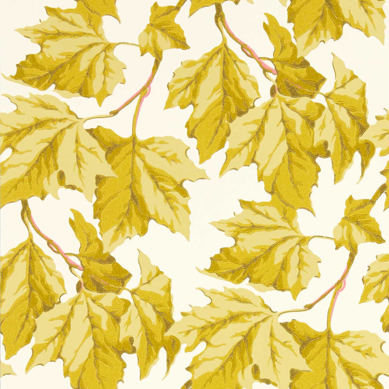 Dappled Leaf Wallpaper - Citrine - Harlequin - HSRW113046 - Morris Wallpaper