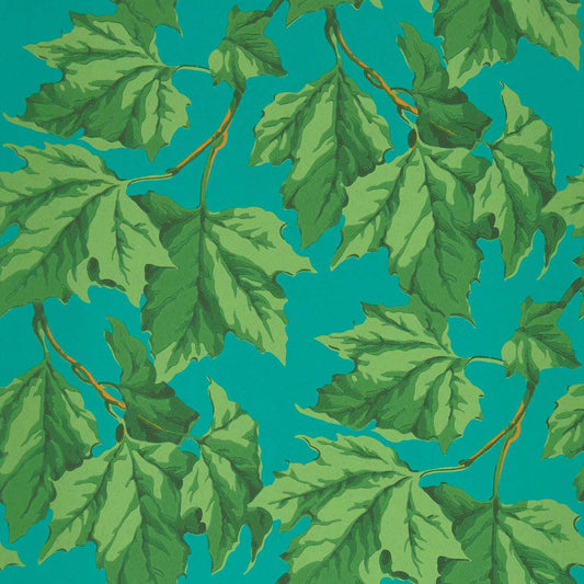 Dappled Leaf Wallpaper - Emerald/Teal - Harlequin - HSRW113047 - Morris Wallpaper