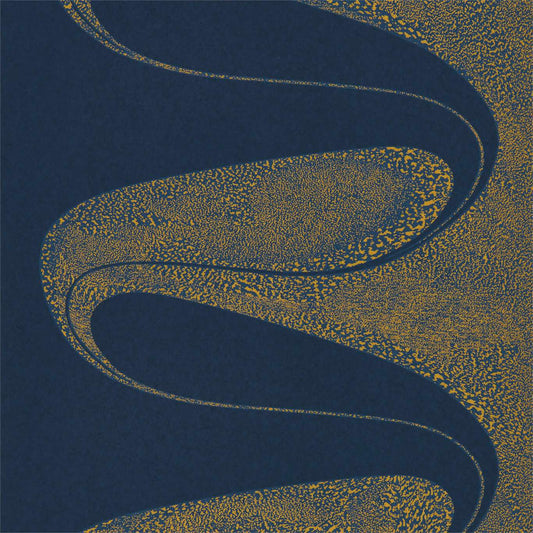 Darcy Wallpaper - Ink - ZTOT312740 - Zoffany - Morris Wallpaper