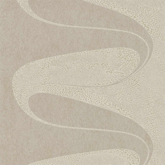 Darcy Wallpaper - Smoked Pearl - Zoffany - ZTOT312742 - Morris Wallpaper