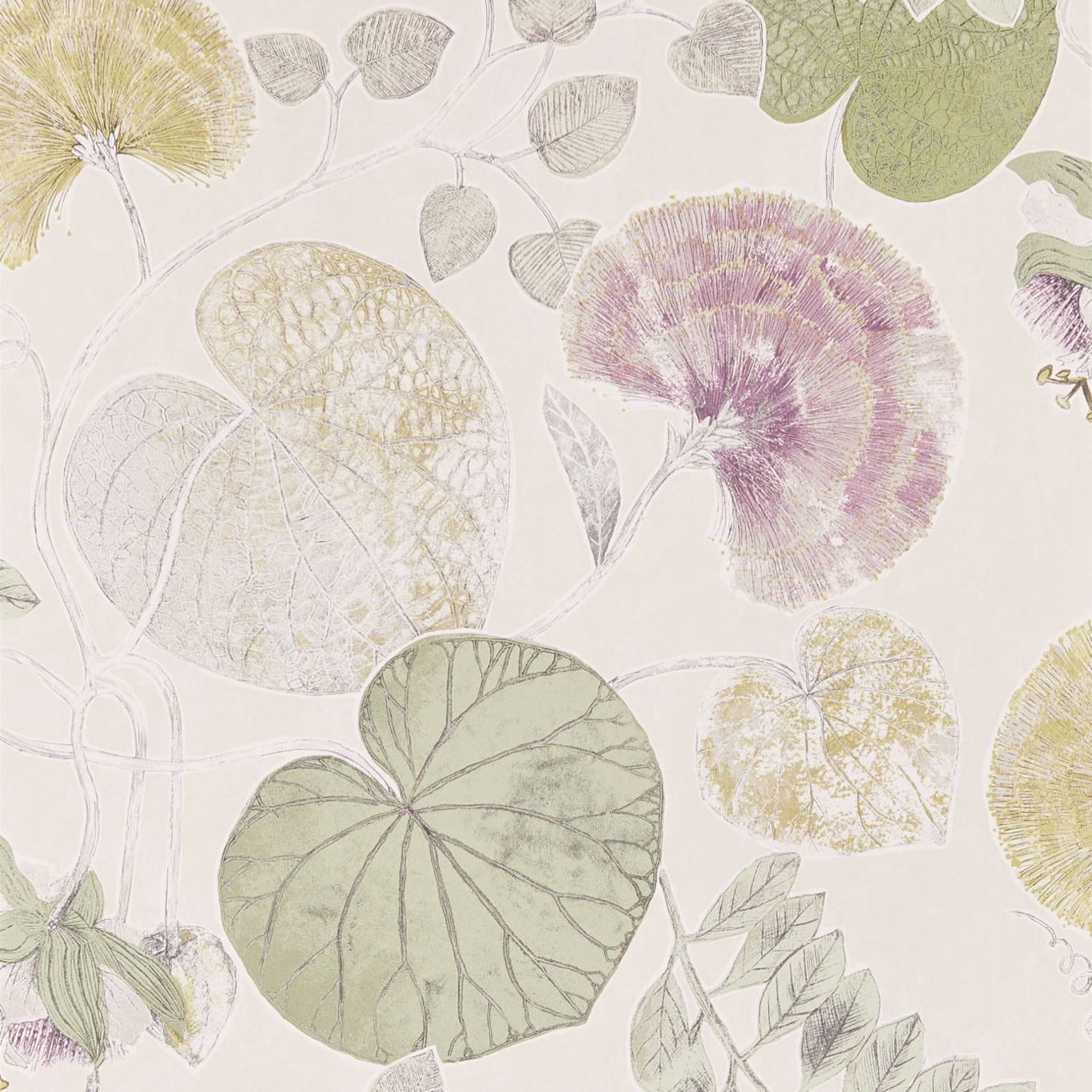Dardanella Wallpaper - Linden/Heather - HGAT111259 - Harlequin - Premier Wallcovering
