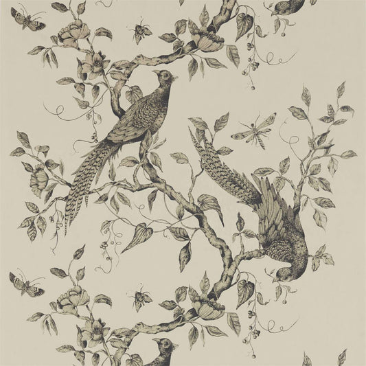 Darnley Wallpaper - Dove - Zoffany - ZDAR312849 - Morris Wallpaper