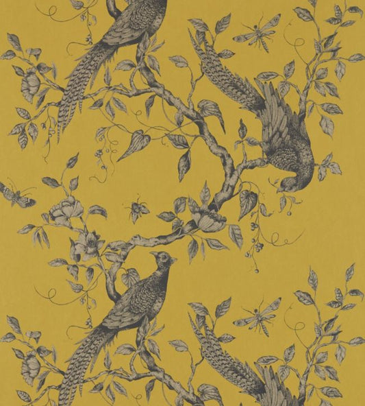 Darnley Wallpaper - Tigers Eye - ZDAR312884 - Zoffany - Morris Wallpaper