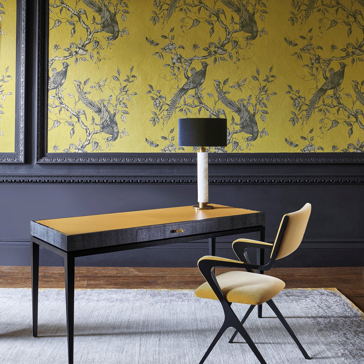 Darnley Wallpaper - Tigers Eye - Zoffany - ZDAR312884 - Morris Wallpaper