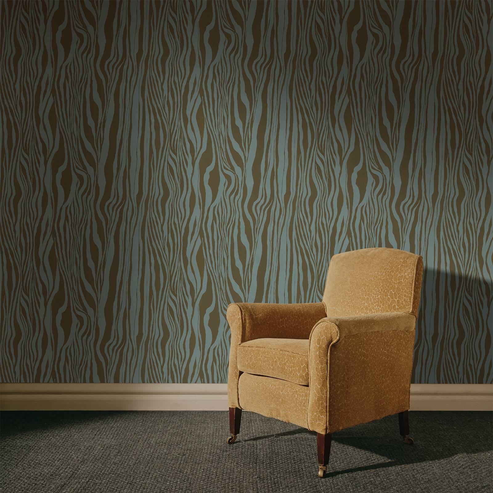 Dazzle Wallpaper - Bronze - House of Hackney - 1-WA-DAZ-DI-BRZ-XXX - Morris Wallpaper