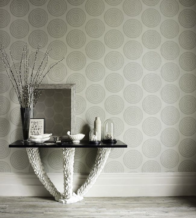 Delphi Wallpaper - Pewter - DAEG213028 - Sanderson - Morris Wallpaper