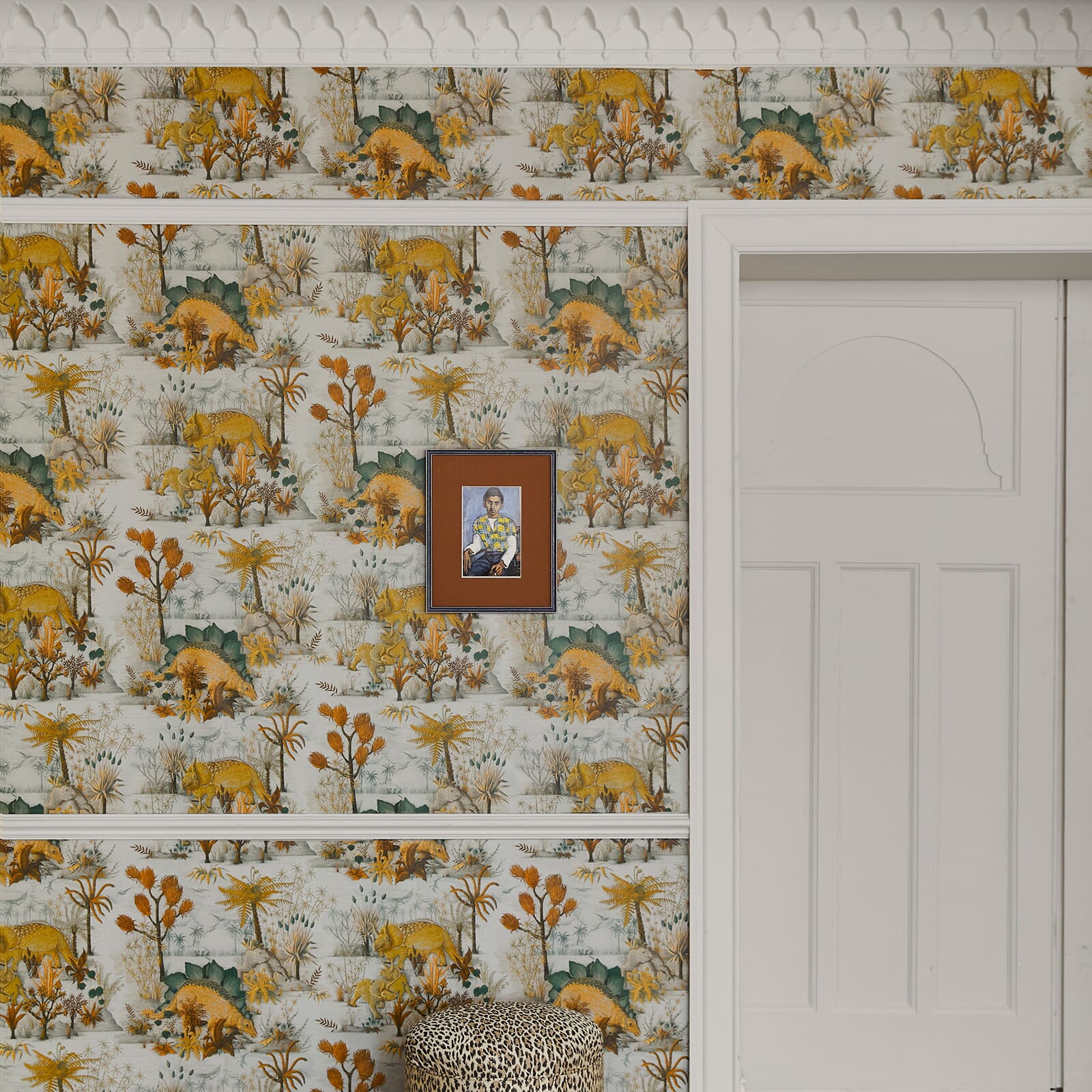 Dinosauria Wallpaper - Dusk - House of Hackney - 1-WA-DIN-DI-DSK-XXX - Morris Wallpaper