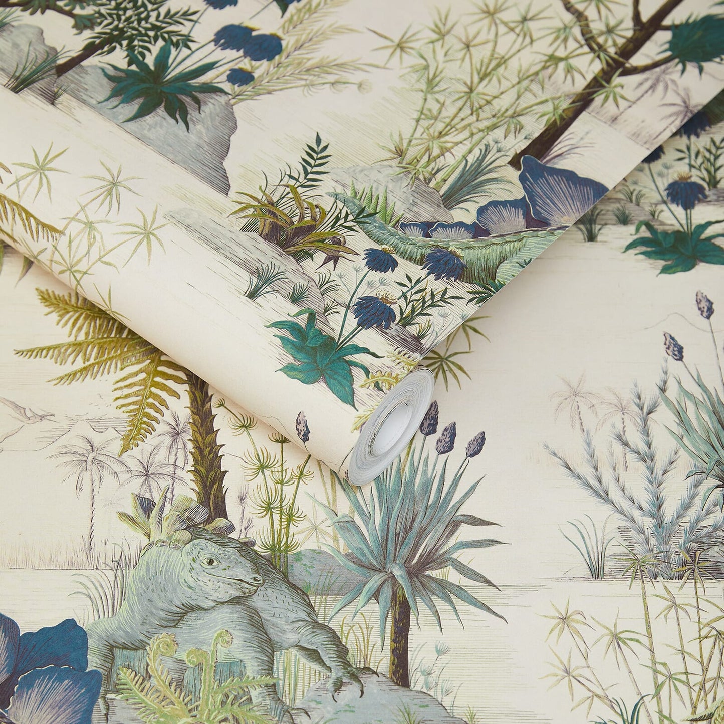 Dinosauria Wallpaper - Ecru - House of Hackney - 1-WA-DIN-DI-ECR-XXX - Morris Wallpaper