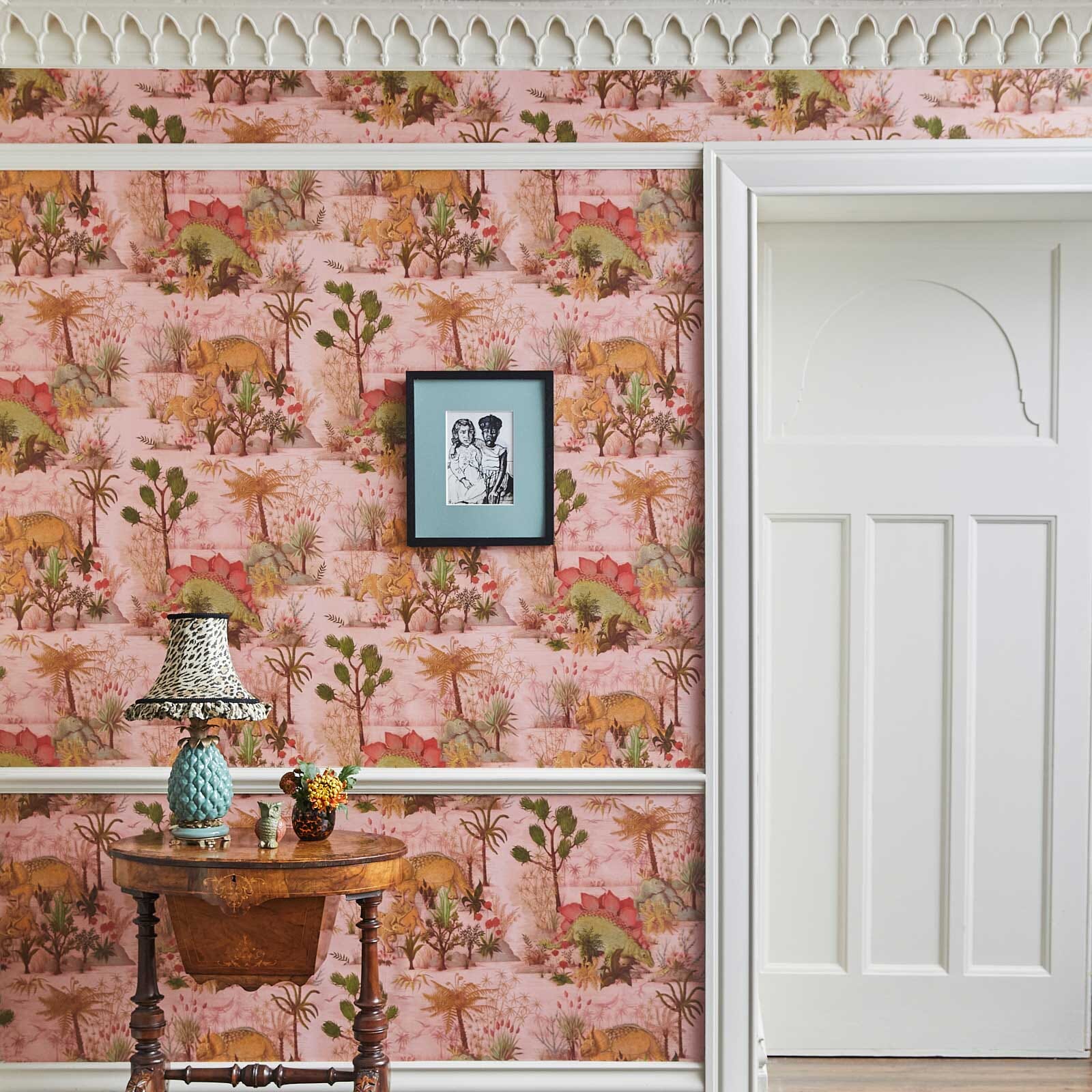 Dinosauria Wallpaper - Plaster - House of Hackney - 1-WA-DIN-DI-PLS-XXX - Morris Wallpaper