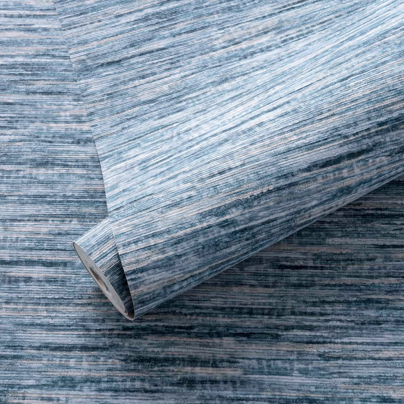 Dritto Wallpaper - Midnight - Clarke & Clarke - W0178/04 - Morris Wallpaper