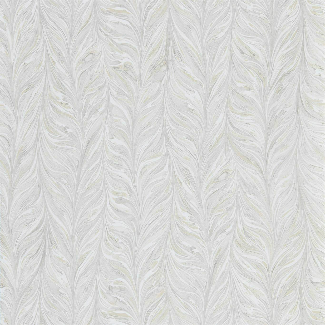 Ebru II Wallpaper - Snow - ZDAR312865 - Zoffany - Morris Wallpaper