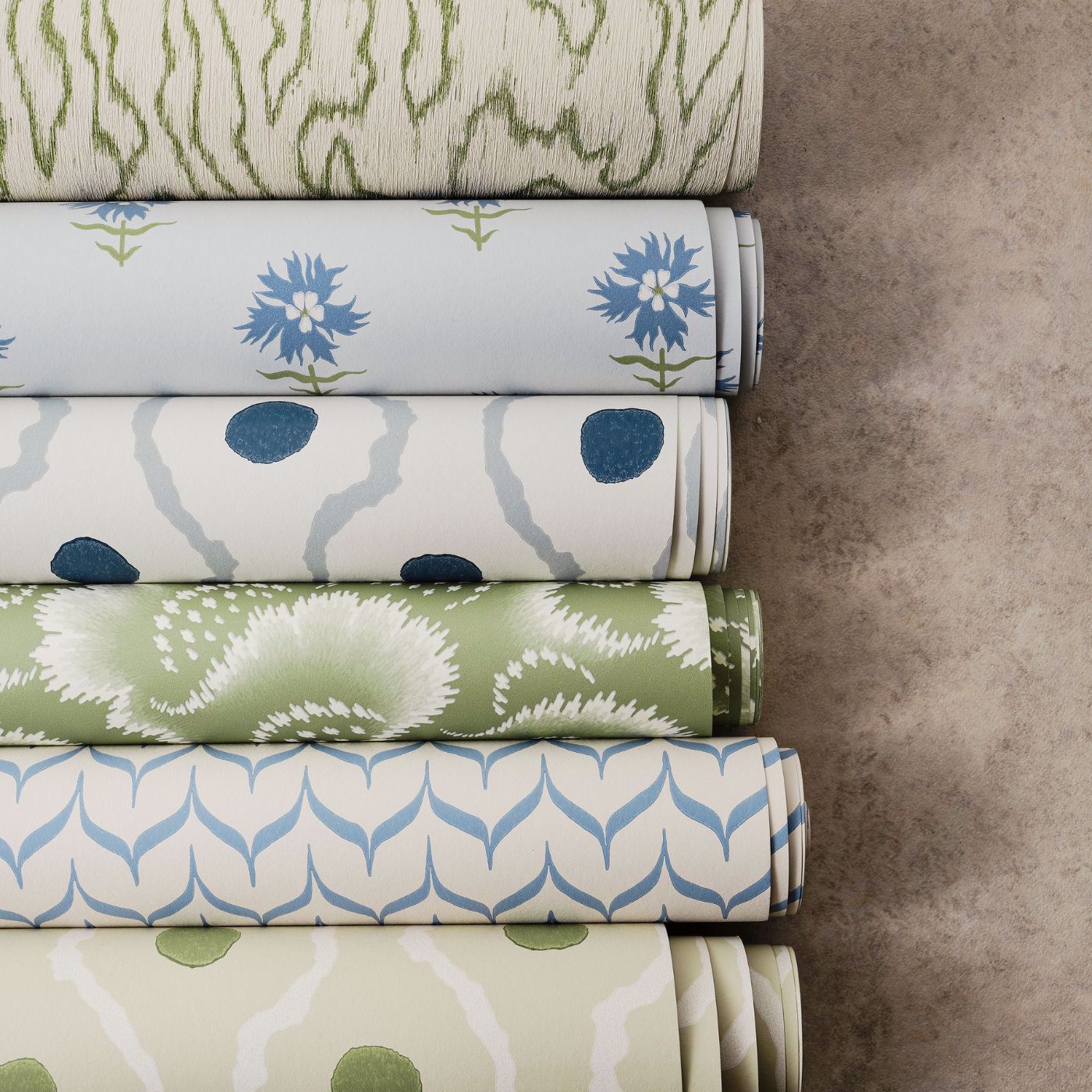 Edenfield Wallpaper - Neptune Green - Harlequin - HHHW113173 - Morris Wallpaper