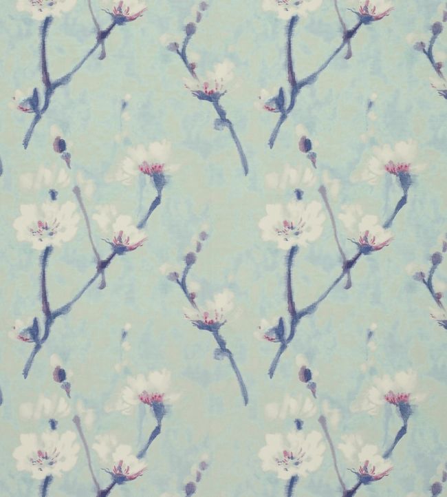 Eleni Wallpaper - Aegean Blue - DAEG213027 - Sanderson - Morris Wallpaper