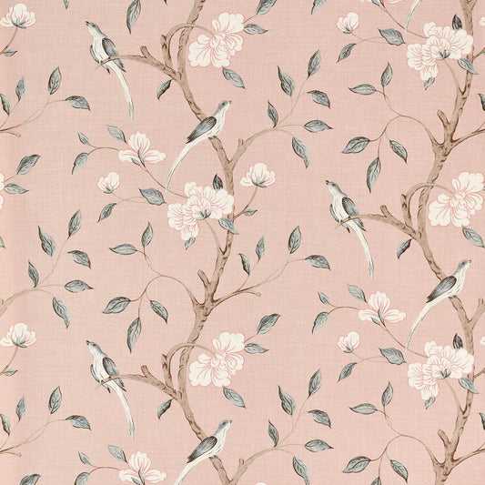 Eleonora Print Wallpaper - Tuscan Pink - ZATW313045 - Zoffany - Premier Wallcovering