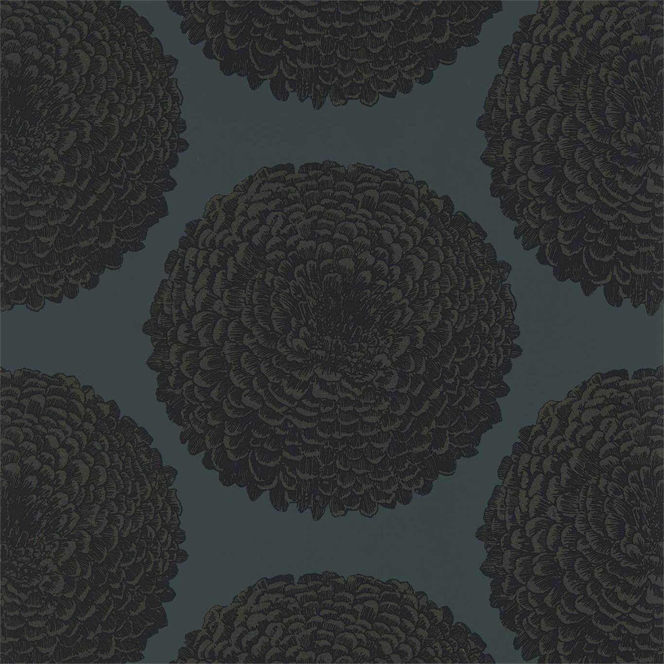 Elixity Wallpaper - Onyx - Harlequin - HM6W112177 - Morris Wallpaper