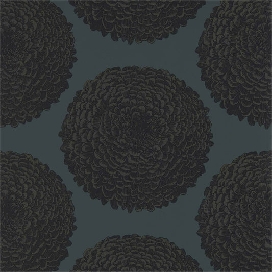 Elixity Wallpaper - Onyx - Harlequin - HM6W112177 - Morris Wallpaper