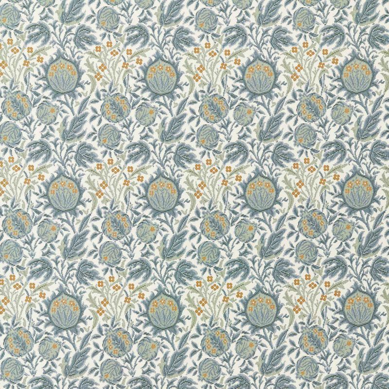 Elmcote Weave Outdoor Fabric - Mineral Blue - Morris & Co - 237563 - Premier Wallcovering