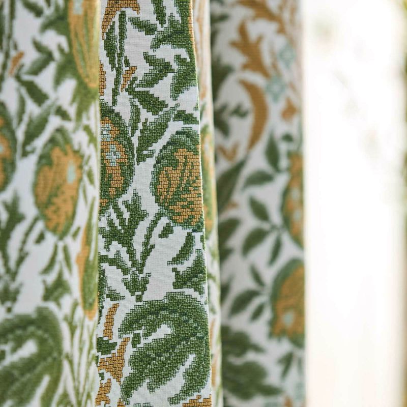 Elmcote Weave Outdoor Fabric - Moss/Wheat - Morris & Co - 237562 - Premier Wallcovering