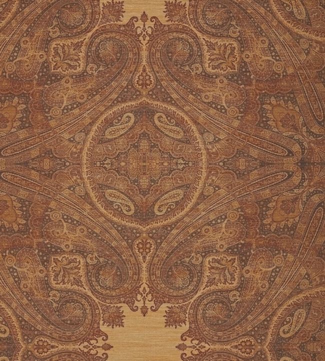 Elswick Paisley Wallpaper - Sunstone - ZKEM312646 - Zoffany - Morris Wallpaper