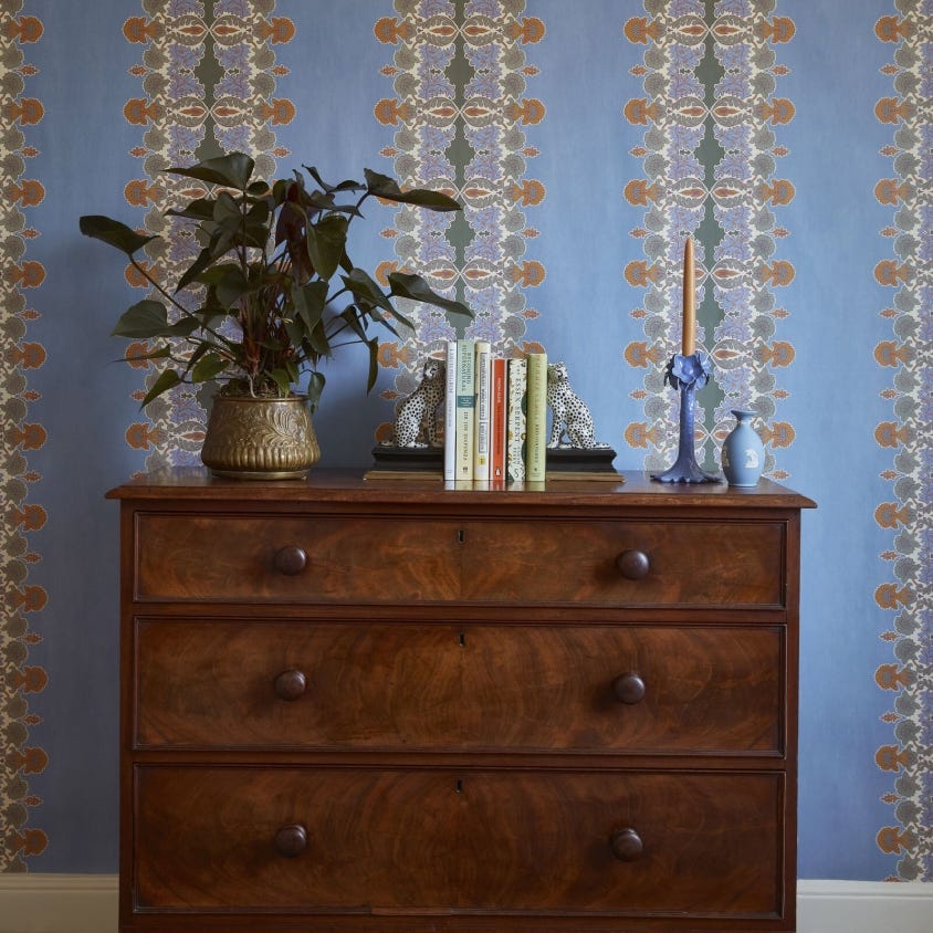 Emania Stripe Wallpaper - House of Hackney - 1 - WA - EMS - DI - AZU - XXX