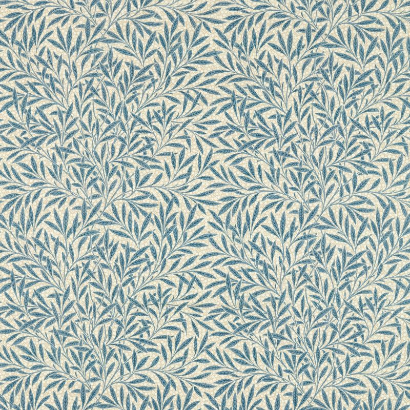 Emerys Willow Fabric - Woad Blue - Morris & Co - 227019 - Premier Wallcovering
