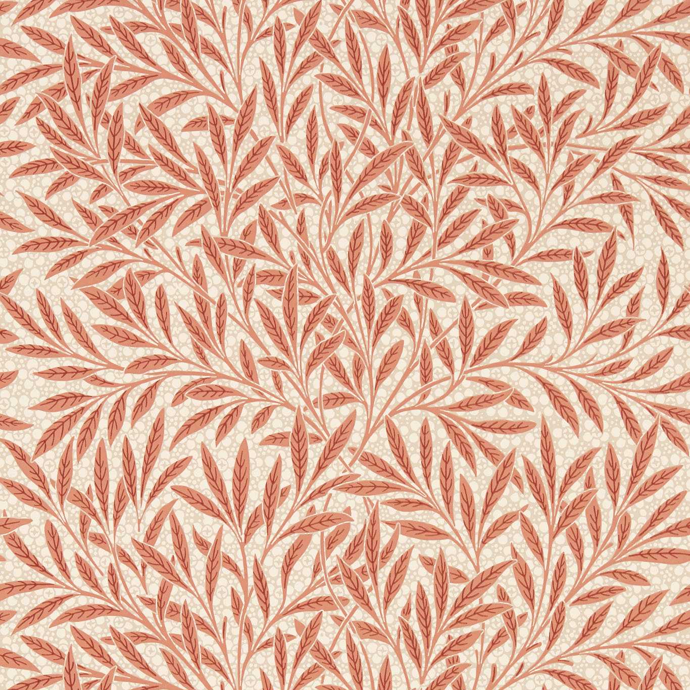 Emery’s Willow Wallpaper - Chrysanthemum Pink - MEWW217186 - Morris & Co - Emmery Walkers - Morris Wallpaper