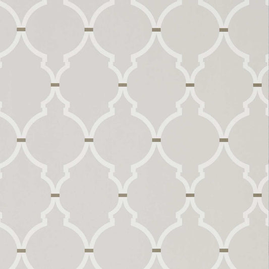 Empire Trellis Wallpaper - Silver/Calico - DART216335
