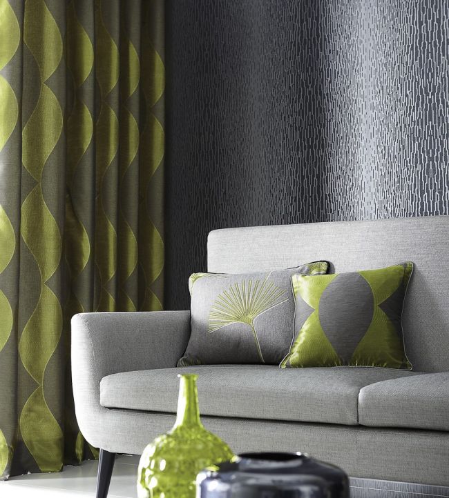 Enigma Wallpaper - Silver Grey And Sparkle - HMOM110101 - Harlequin - Morris Wallpaper