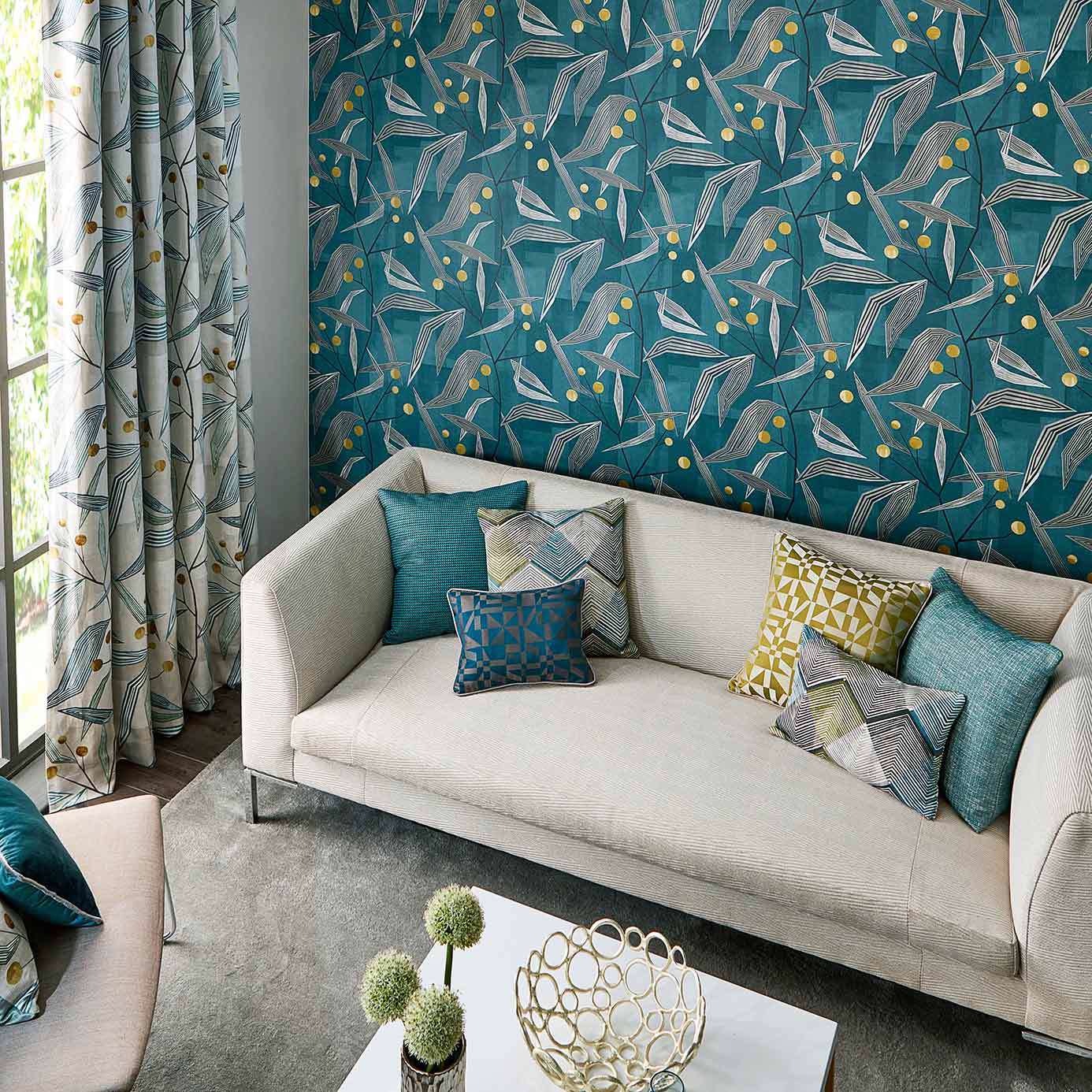 Entity Wallpaper - Brick/Ochre - Harlequin - HGEO111692 - Morris Wallpaper