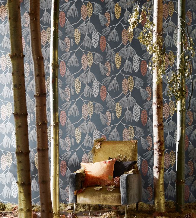 Epitome Wallpaper - Copper/Gold/Sepia - HSTO111499 - Harlequin - Morris Wallpaper