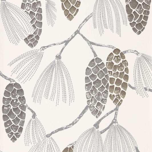 Epitome Wallpaper - Gilver/Chalk - Harlequin - HSTO111501 - Morris Wallpaper