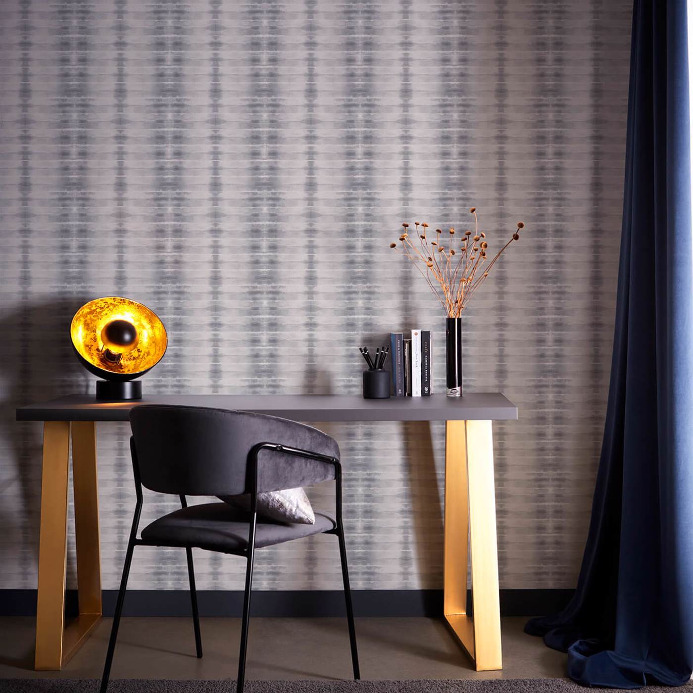 Eterea Wallpaper - Dove - Clarke & Clarke - W0167/01 - Morris Wallpaper
