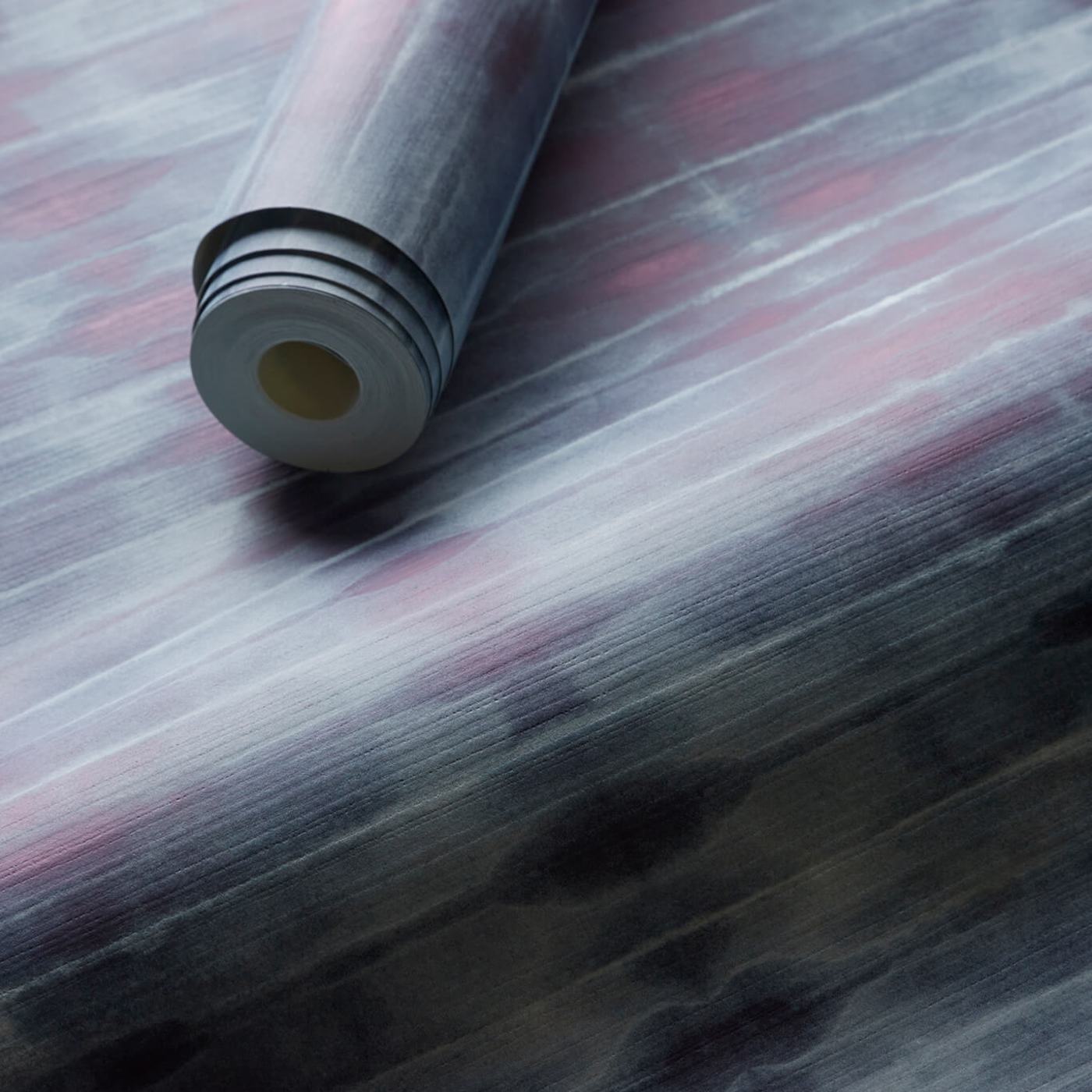 Eterea Wallpaper - Midnight - Clarke & Clarke - W0167/02 - Morris Wallpaper