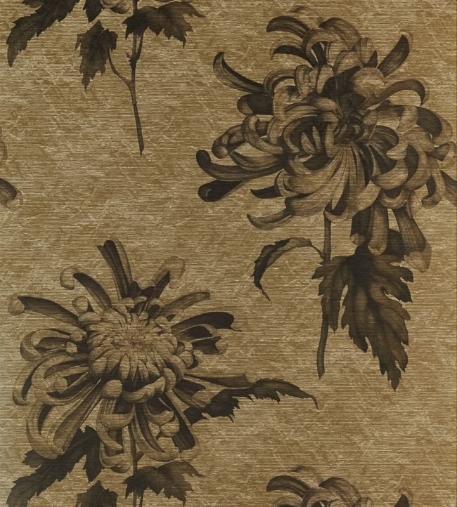 Evelyn Wallpaper - Antique Gold/Olivine - ZTOT312733 - Zoffany - Morris Wallpaper