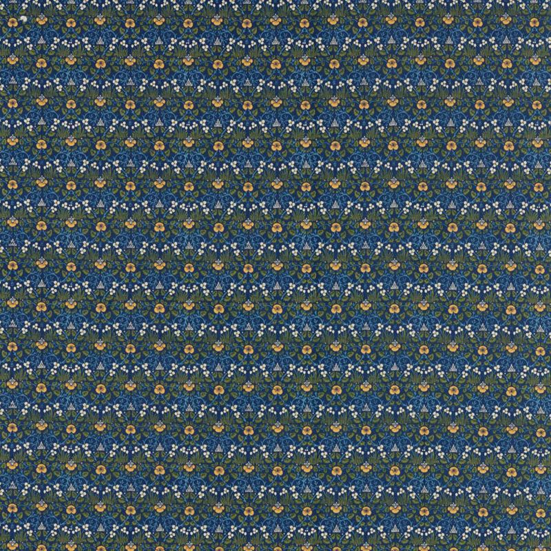 Eye Bright Fabric - Indigo - Morris & Co - 226597 - Premier Wallcovering