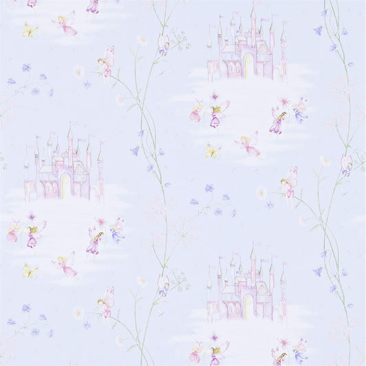 Fairy Castle Wallpaper - Blue - DLIT214045