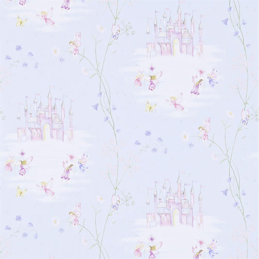Fairy Castle Wallpaper - Blue - Sanderson - DLIT214045
