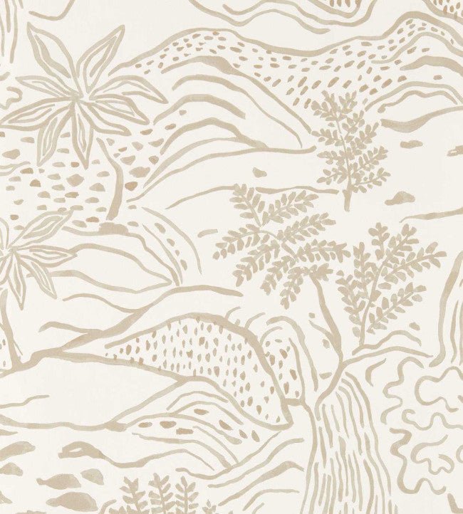 Falling Foss Wallpaper - Linen - Scion - NSCW113266 - Morris Wallpaper