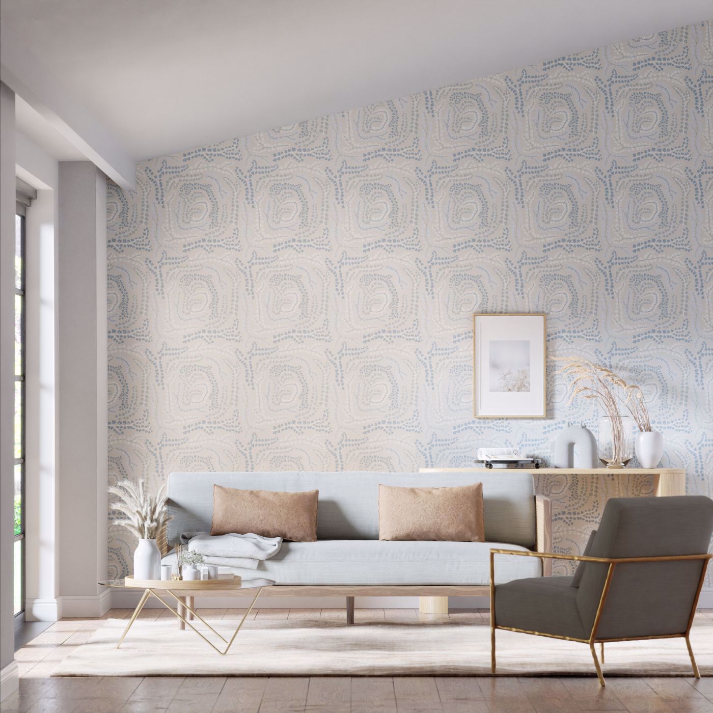 Fayola Wallpaper - Celestial/First Light - Harlequin - HC4W113020 - Morris Wallpaper